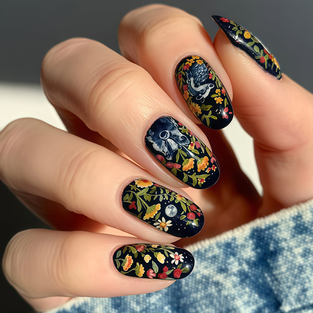 Seasonal Themed Press-On Nail Art Set Kalsten