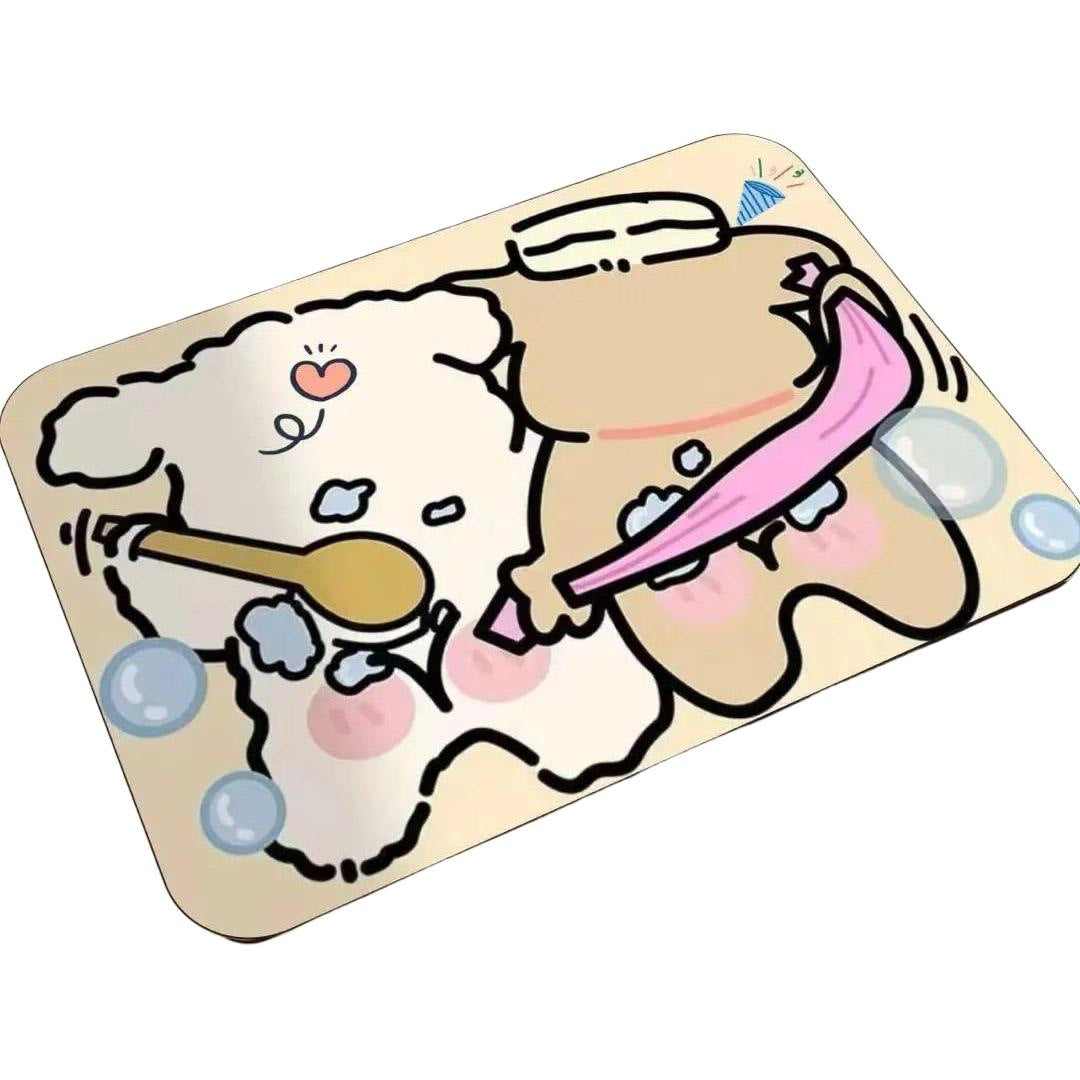 Cute Cartoon-Themed Area Mat