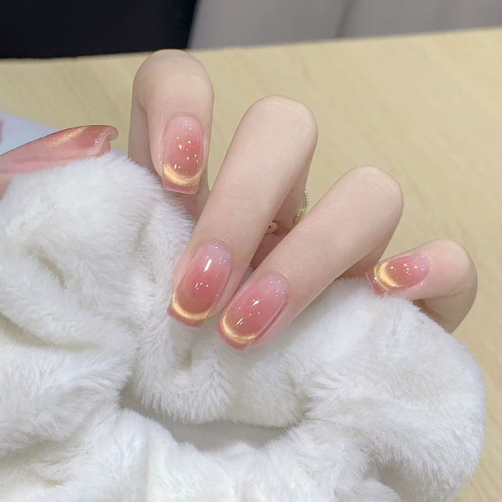 Glossy Ombre Nail Art Kalsten
