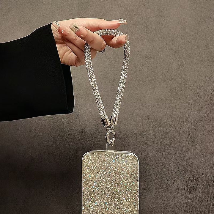 Rhinestone-Accented Handbag Strap Kalsten