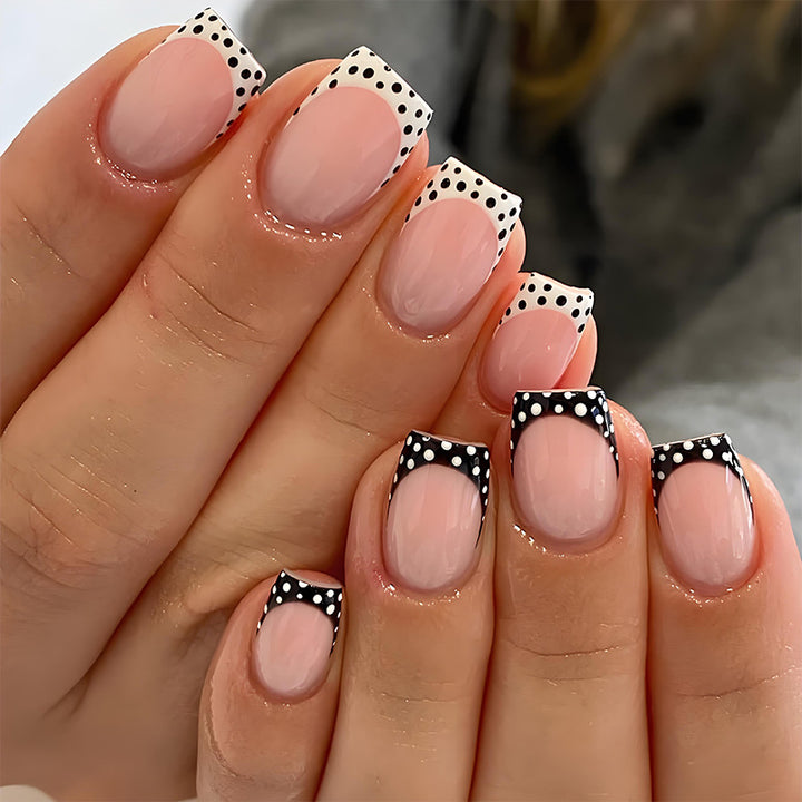 Nail art set with elegant dots and modern accents Kalsten