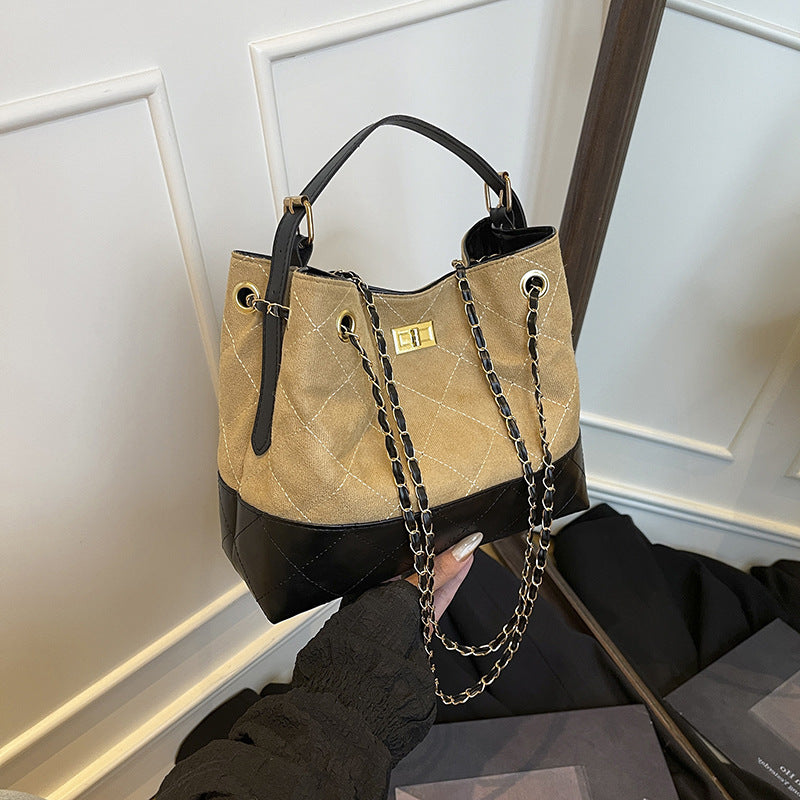 Quilted Shoulder Tote