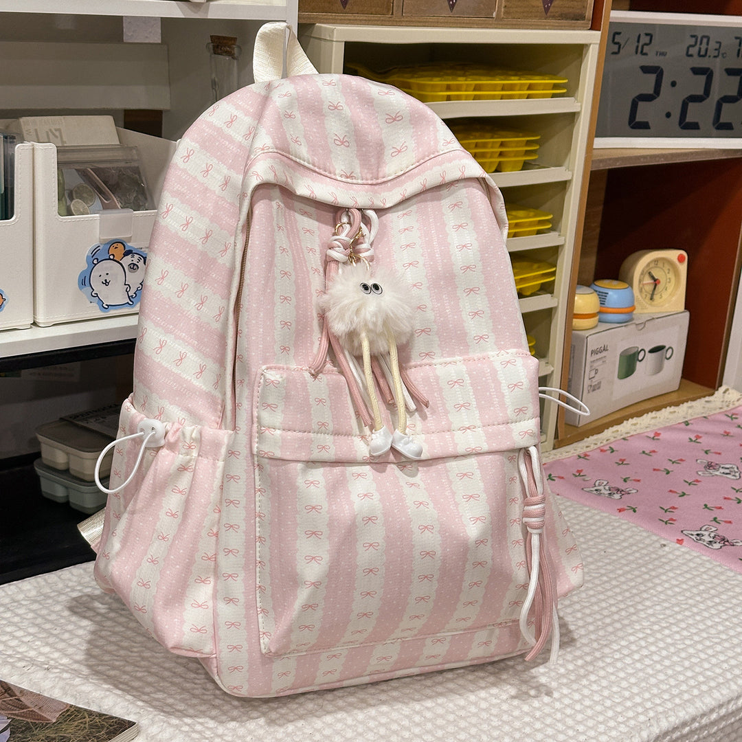 Cute Bow-Embellished Backpack Kalsten