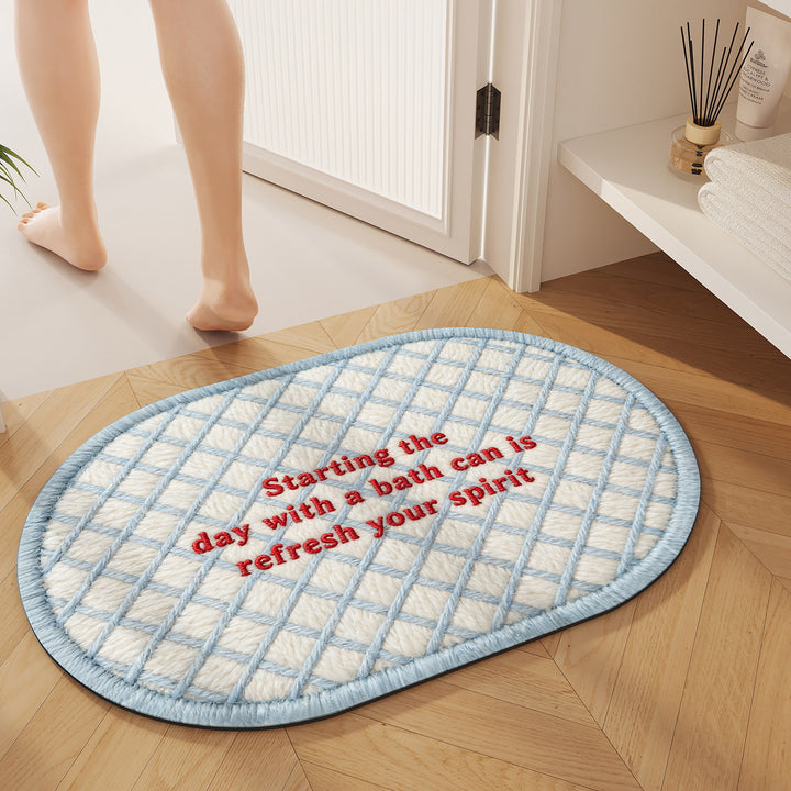 Plush Bath Mat Kalsten