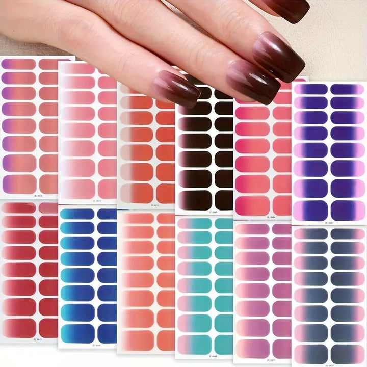 Gradient Gel Nail Wraps