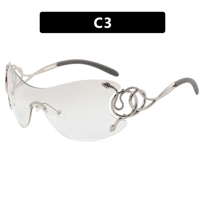 Women’s futuristic sunglasses with playful design Kalsten