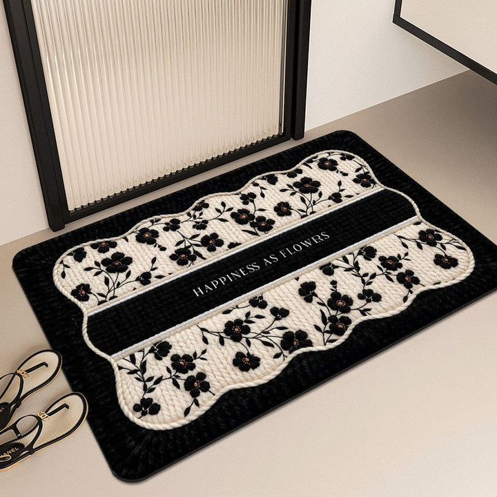 Decorative Butterfly-Themed Bath Mat Kalsten
