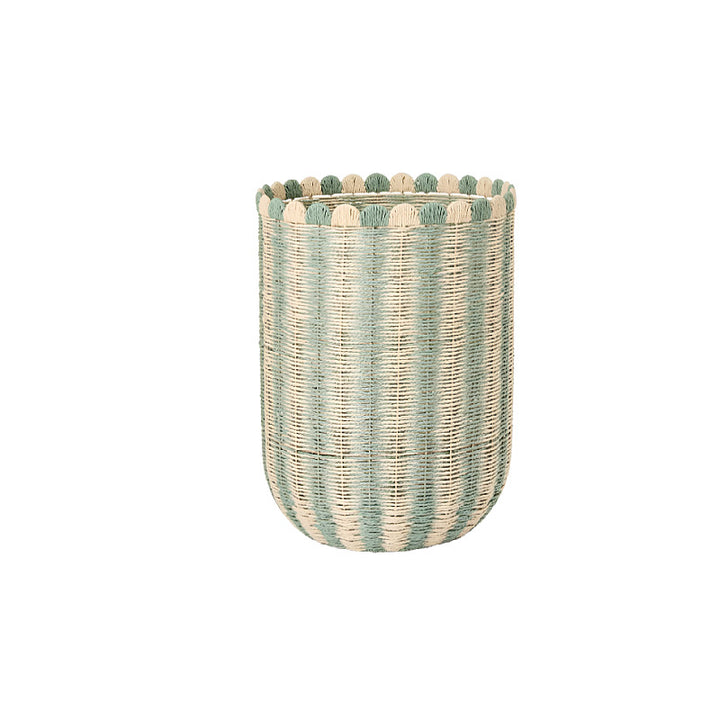 Decorative Scalloped Woven Storage Box Kalsten
