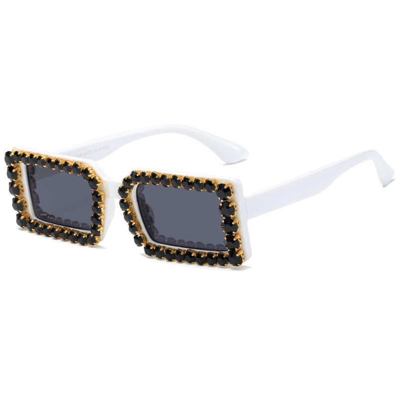 Women's fashionable sunglasses with glittering frame embellishment Kalsten