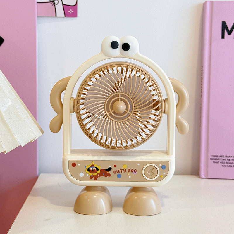Ladies portable mini fan with friendly character design Kalsten