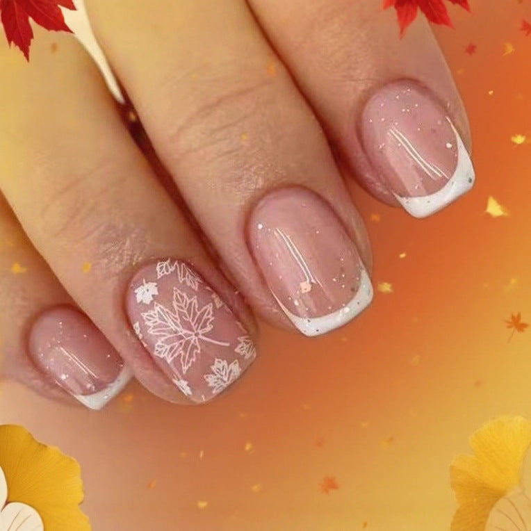 Autumn-Themed Nail Art Design Kalsten