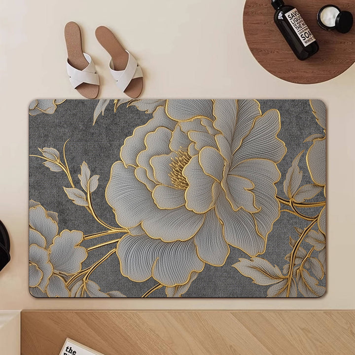Artistic Koi Fish Bath Mat