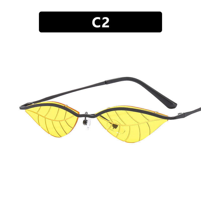 Women Cat-Eye Sunglasses with innovative leaf design Kalsten