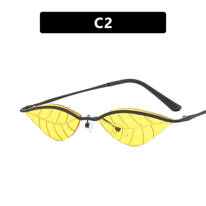 Women Cat-Eye Sunglasses with innovative leaf design Kalsten