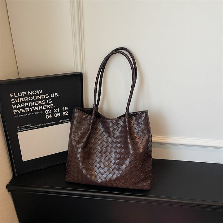 Woven Leather Tote Bag  1790300349