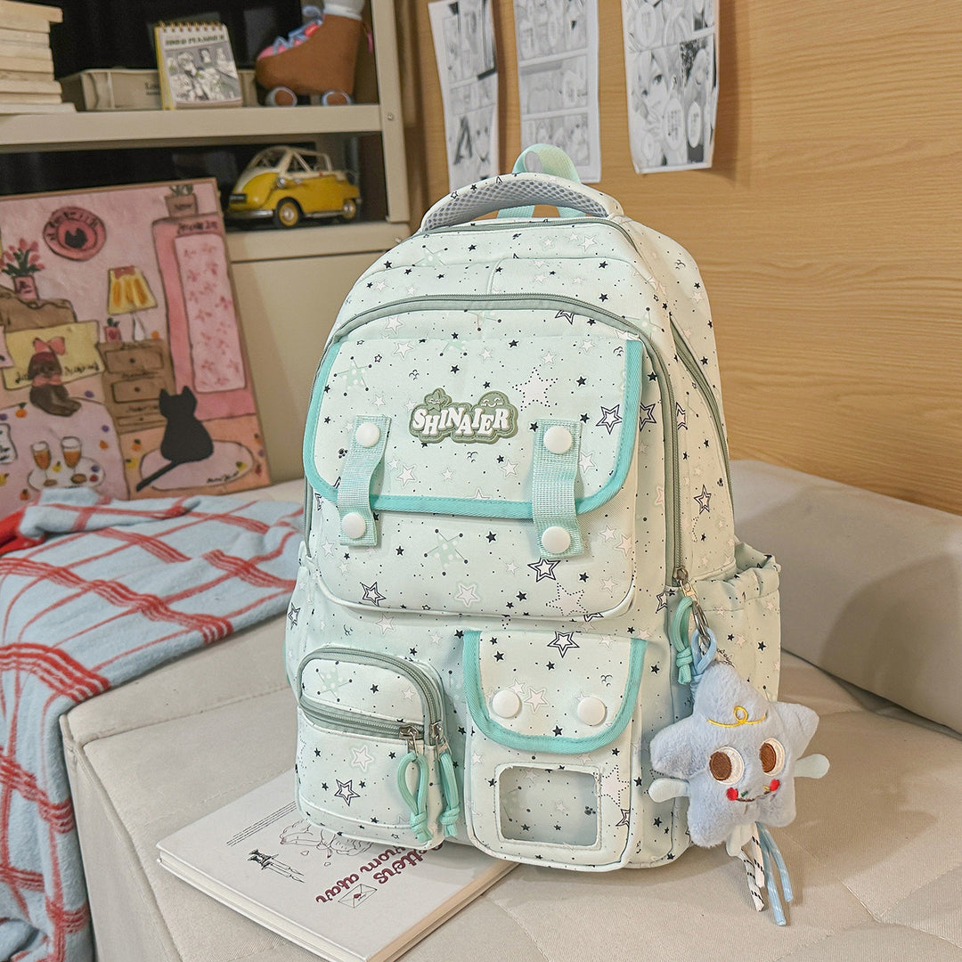 Stylish Star-Patterned Backpack Kalsten