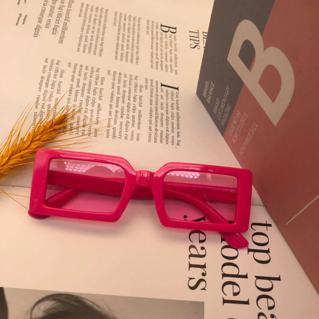 Women's fashion transparent corner sunglasses Kalsten