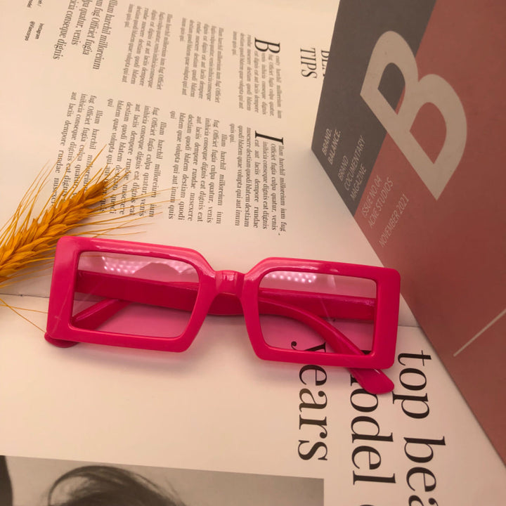 Women's fashion transparent corner sunglasses Kalsten