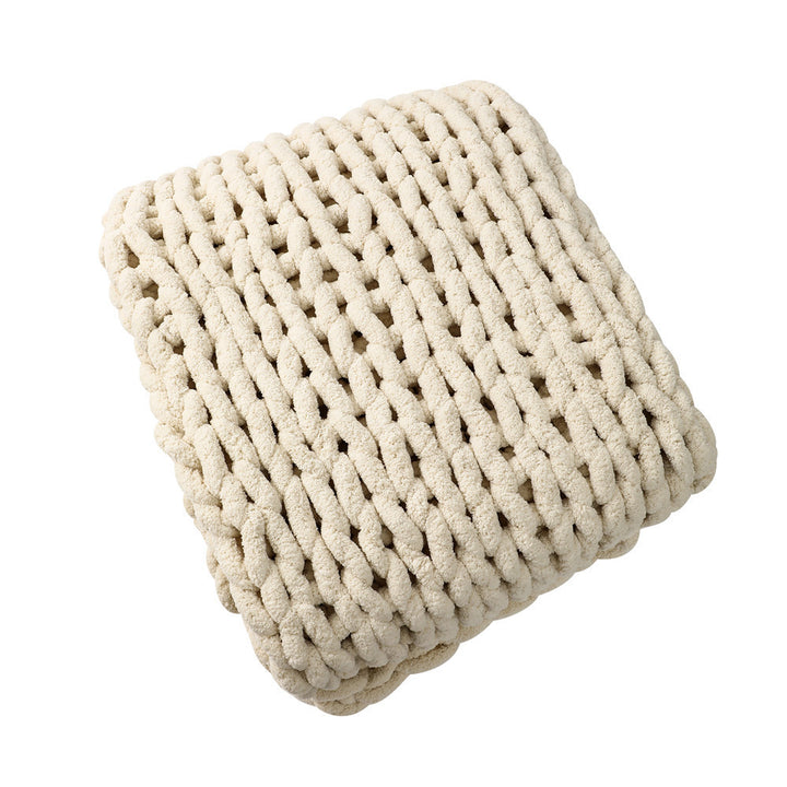 Chunky Knitted Blanket Kalsten