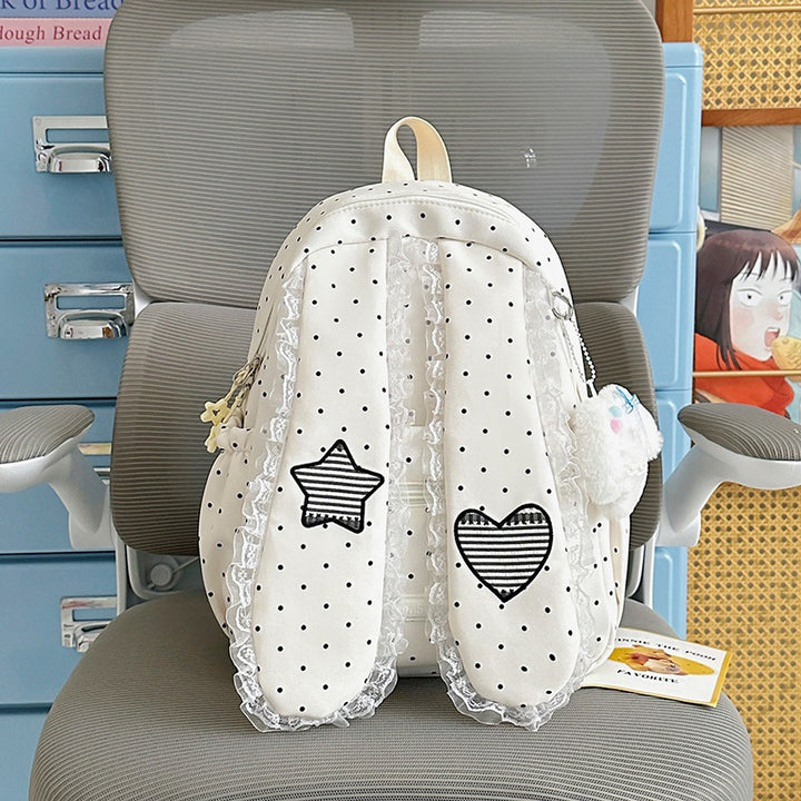 Cute Bunny-Ear Drawstring Backpack Kalsten