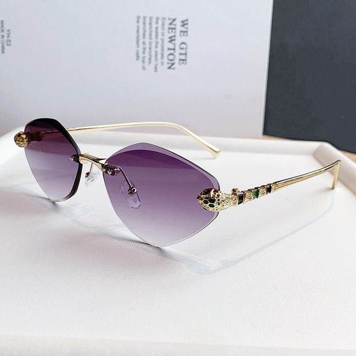 Women's Cat-Eye Sunglasses with Luxurious Jewelry Frame Kalsten