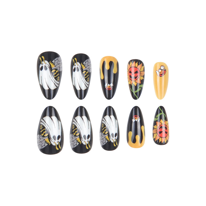 Artistic Supernatural Stiletto Nail Art Kalsten