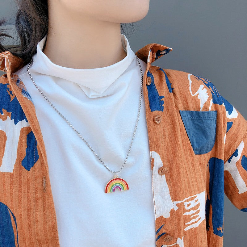 Outline Bear Pendant Necklace Kalsten