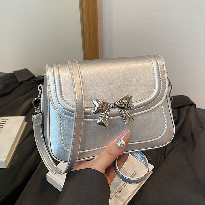 Bow-Embellished Crossbody Bag