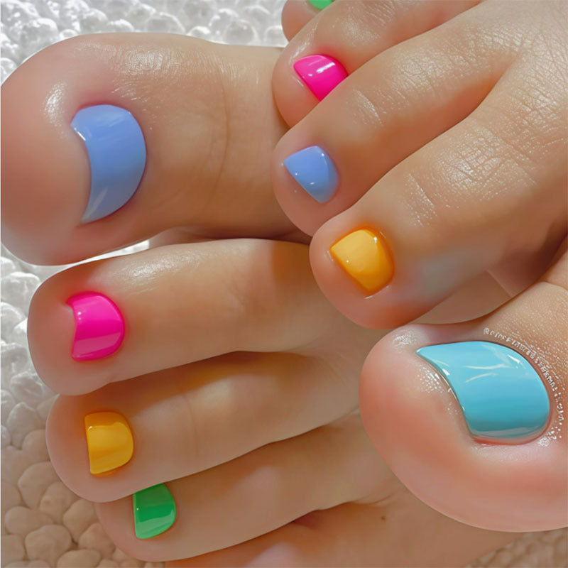 Colorful Glamorous Pedicure