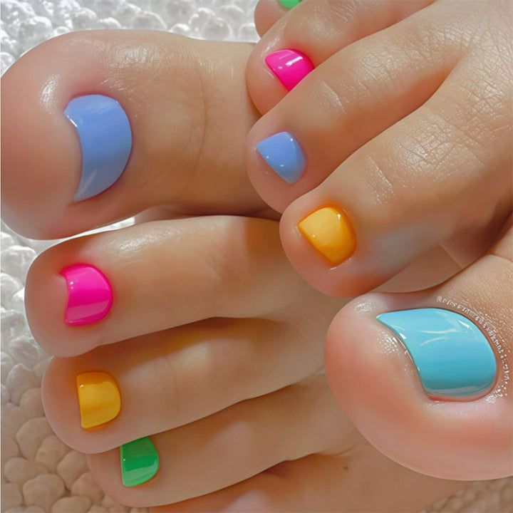 Colorful Glamorous Pedicure