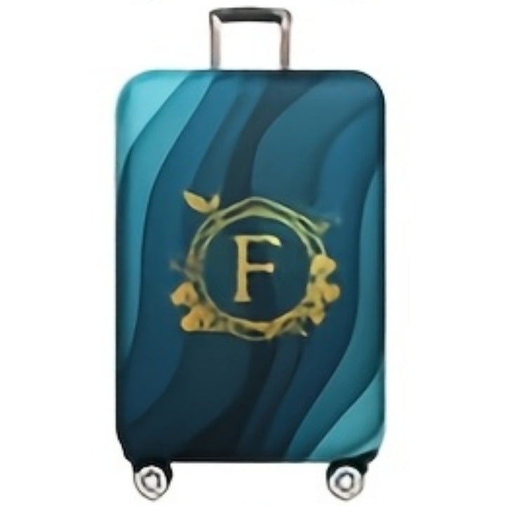 Women's Hard Shell Suitcase with Modern Wave Pattern Kalsten