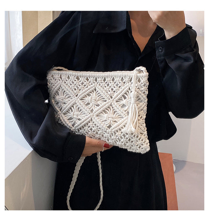 Handcrafted Woven Crossbody Purse