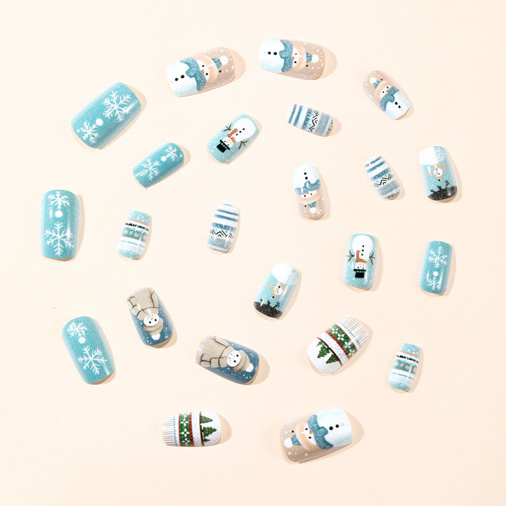 Winter-Themed 3D Nail Art Set Kalsten