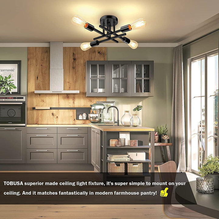 Modern Industrial Ceiling Light