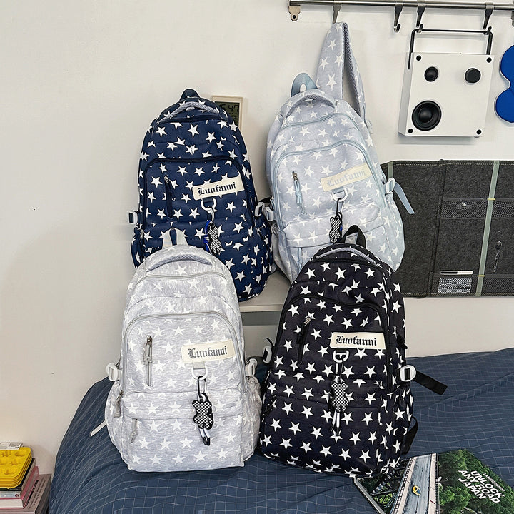 Casual Star-Patterned Backpack Kalsten 1791205638