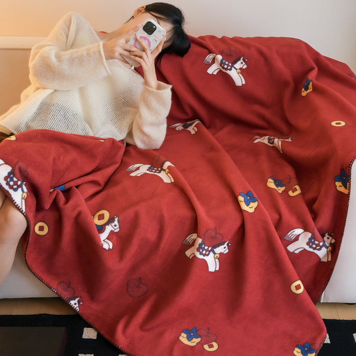 Cozy blanket for sofa