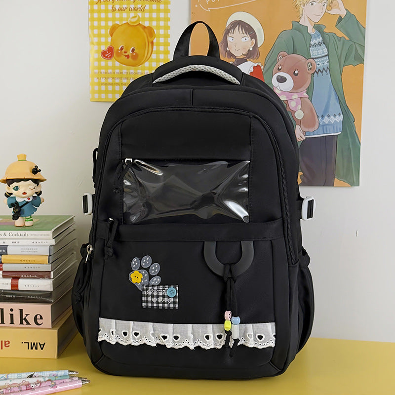 Cute Decorative Clear Window Backpack Kalsten