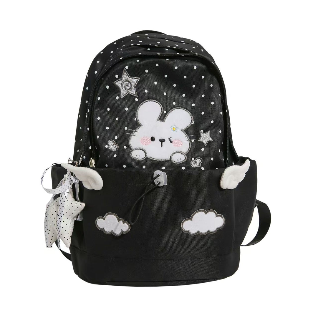 Whimsical Rabbit-Themed School Backpack Kalsten
