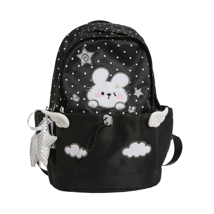Whimsical Rabbit-Themed School Backpack Kalsten