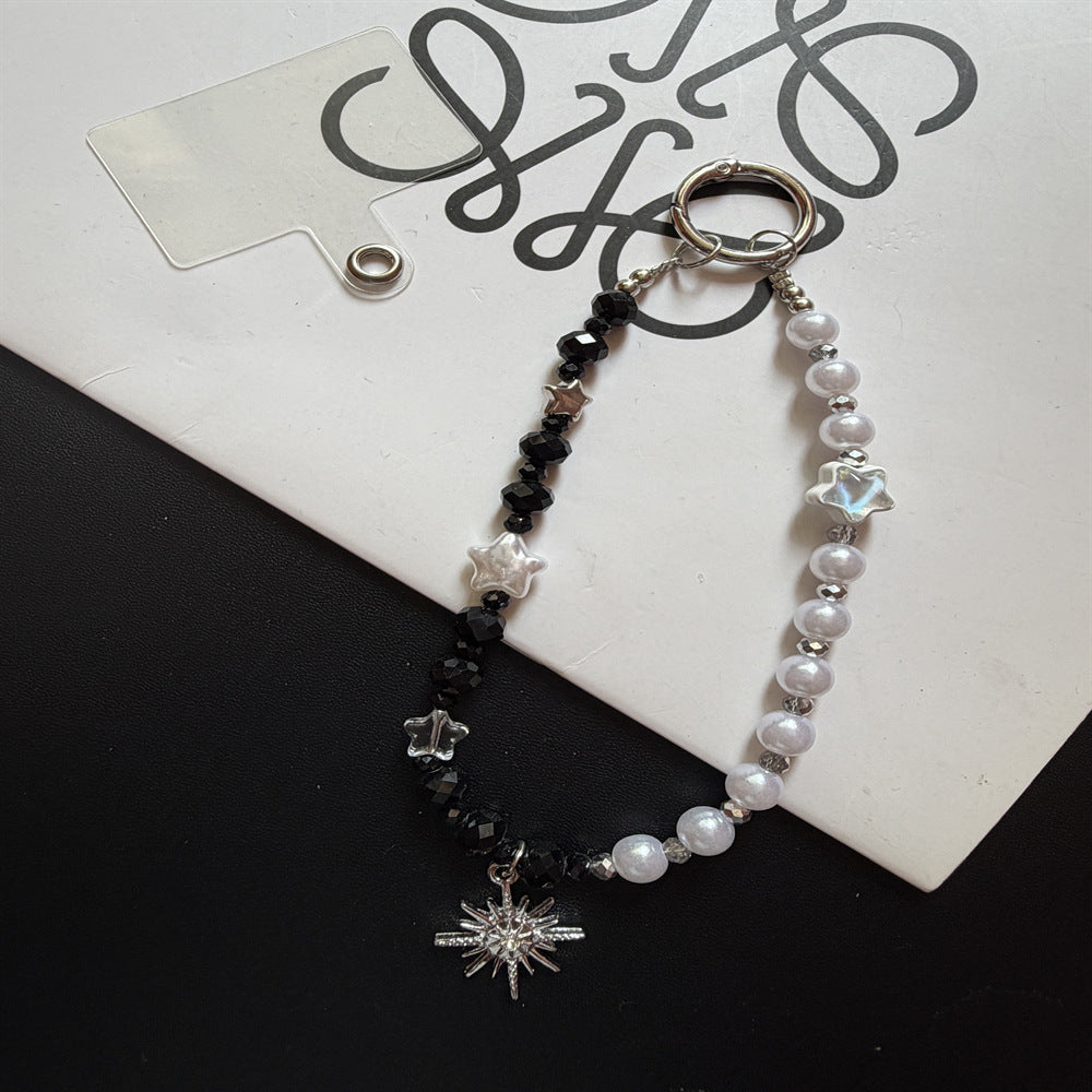 Elegant Beaded Charm Keychain Holder Kalsten