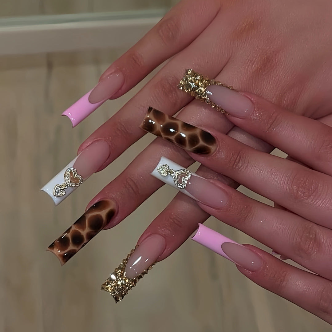Luxurious Designer Press-On Nail Extensions Kalsten