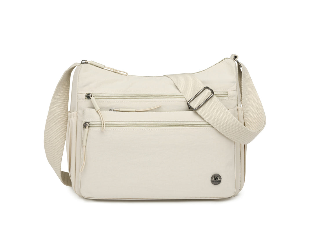 WoMulti-Pocket Crossbody Satchel