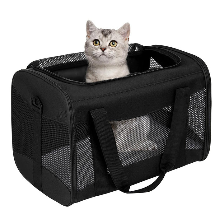 Practical Pet Carrier with Breathable Mesh Inserts Kalsten