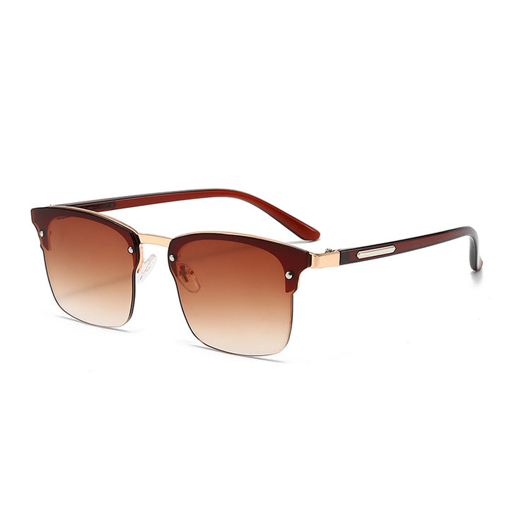 Ladies elegant square sunglasses with metallic accents Kalsten