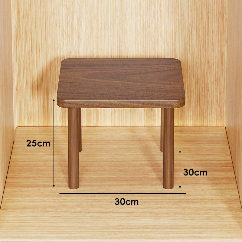Adjustable Multi-Height Wooden Monitor Riser and Desktop Shelf