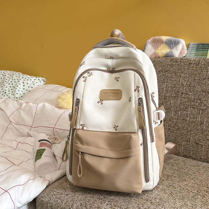 Stylish Emblazoned Multi-Compartment Backpack Kalsten