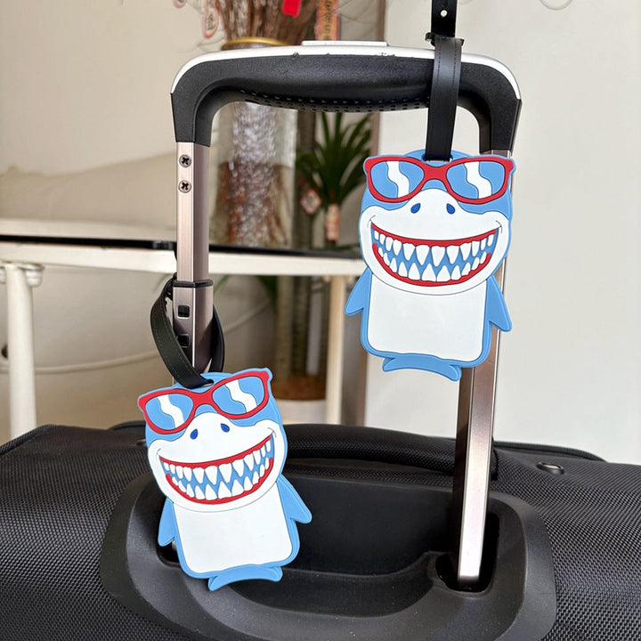 Shark-Themed Luggage Tag Kalsten