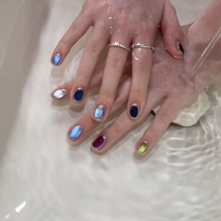 Artificial nails with holographic effect Kalsten