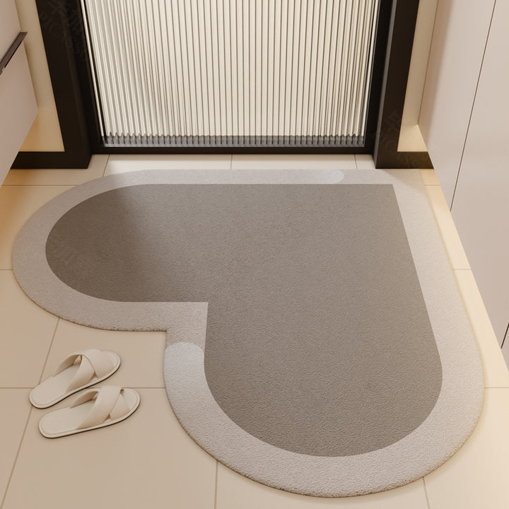 Heart-Shaped Non-Slip Kitchen Mat Kalsten