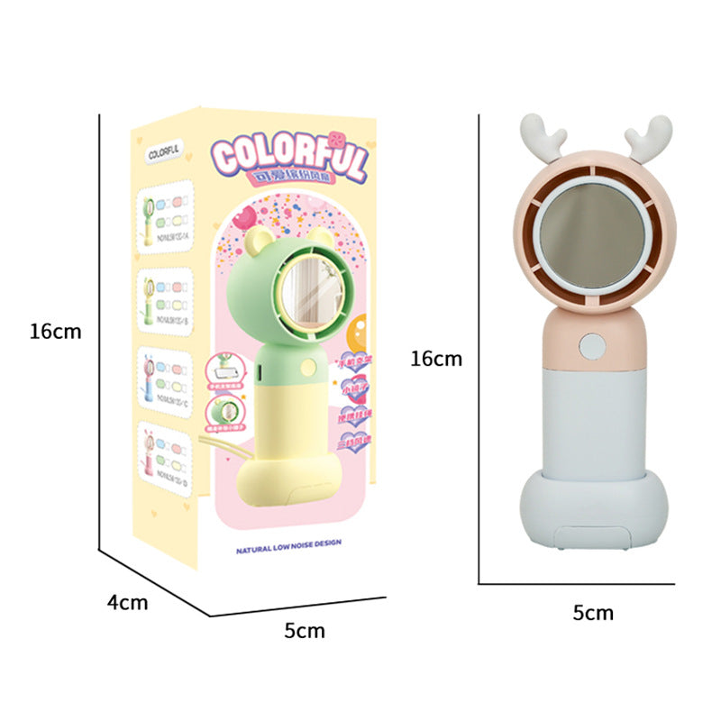 Women portable hand fan with cute cat ears design Kalsten